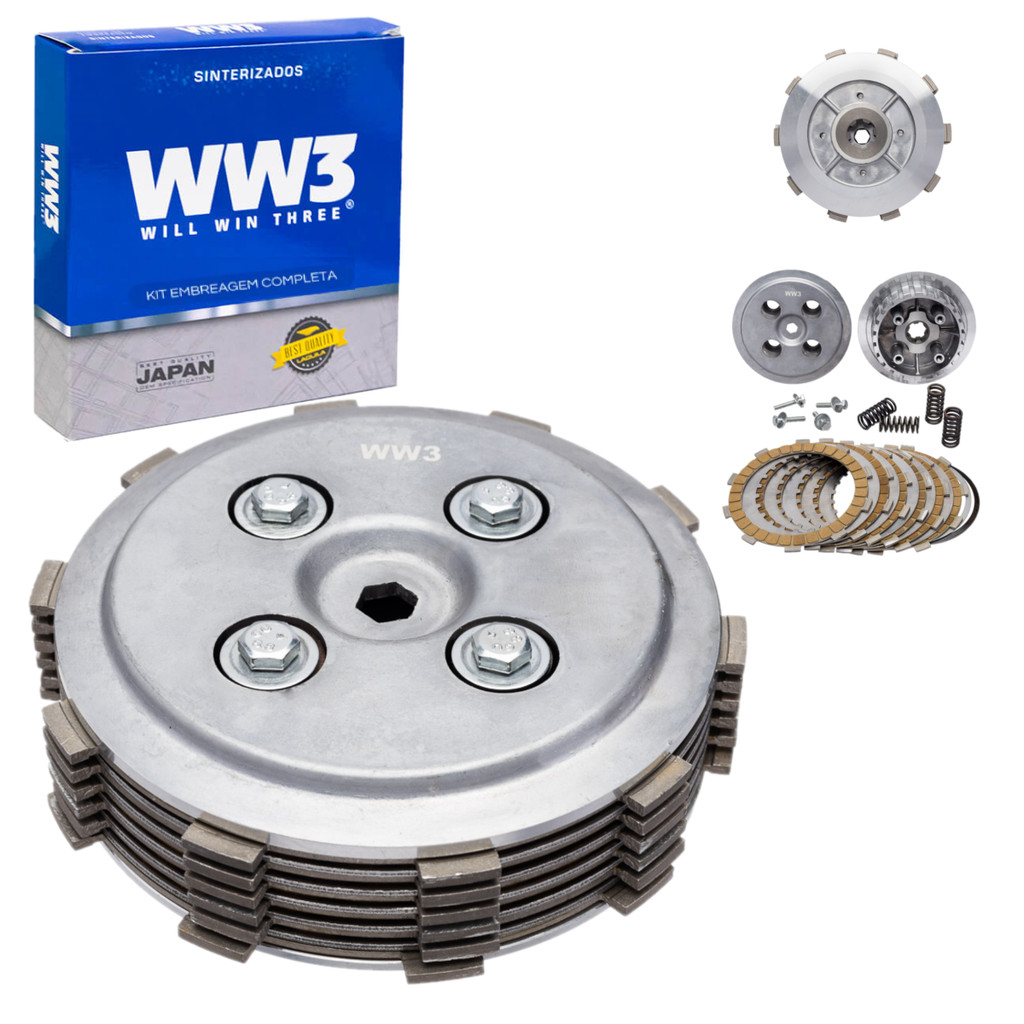 Embreagem Completa FAZER LANDER TENERE 250 Original Ww3 em Oferta na Shopee