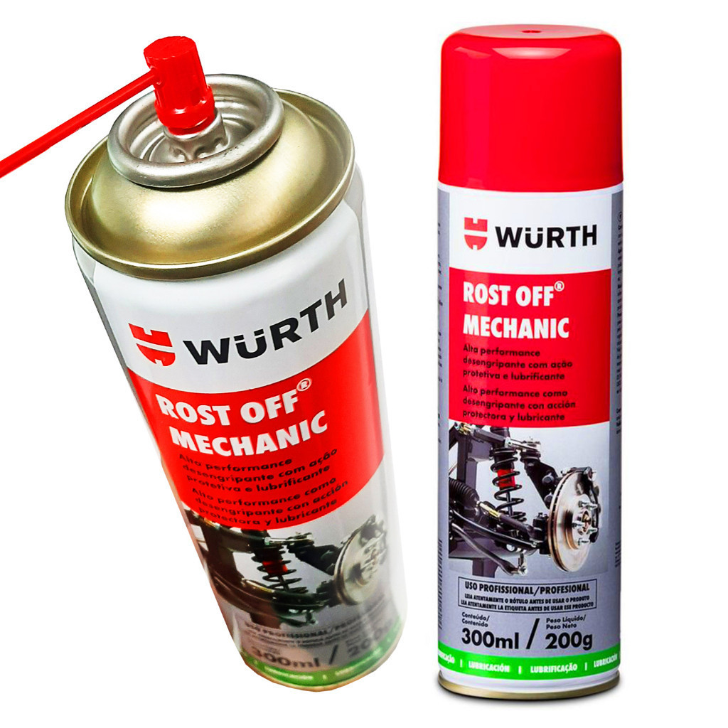 Rost Off Mechanic Wurth Desingripante Lubrificante Anticorrosivo Spray 300ml WD