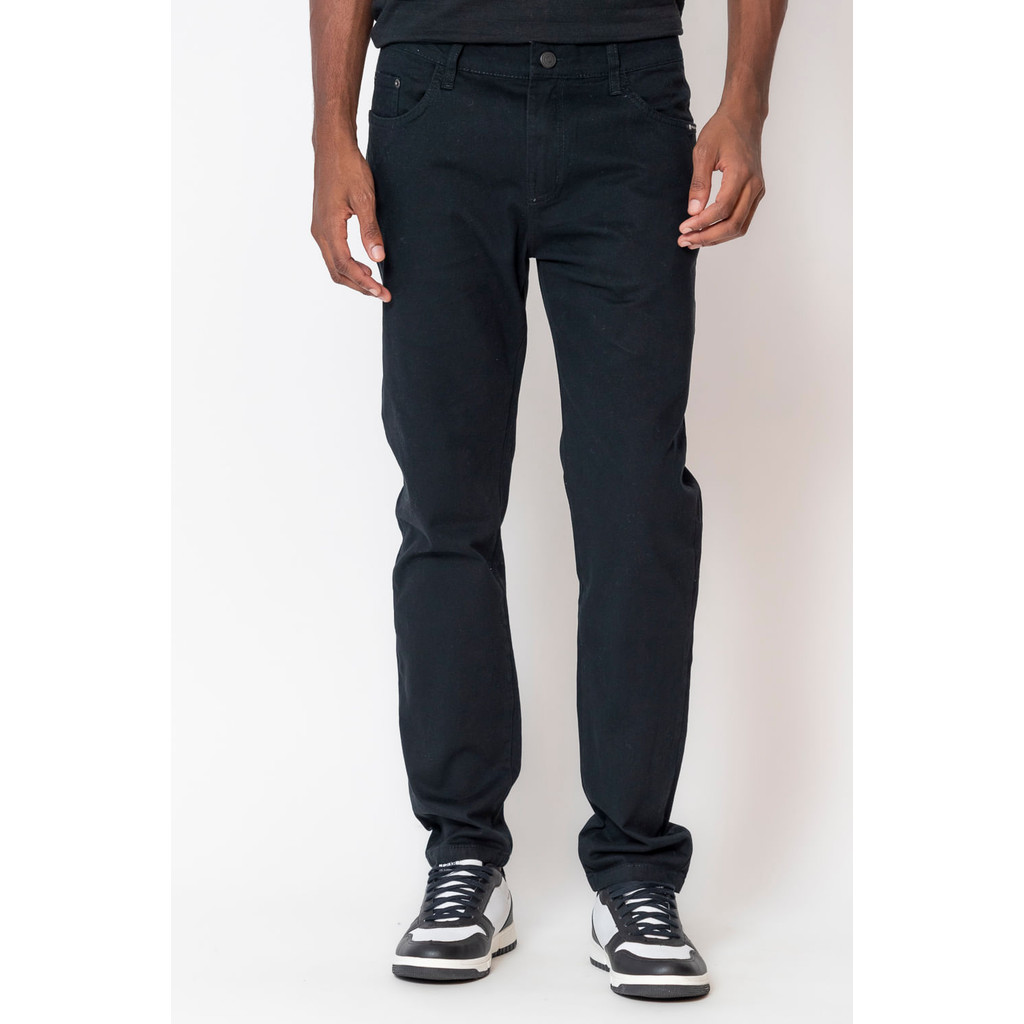 Calça Sarja Masculina Slim Polo Wear Preto - Men Clothes