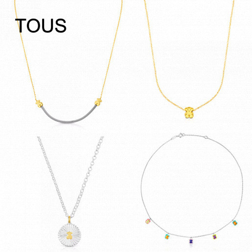 Colar De Prata Esterlina Tous Bear , Design Exclusivo , Várias Opções , Adequado Para Mulheres , Presente De Aniversário