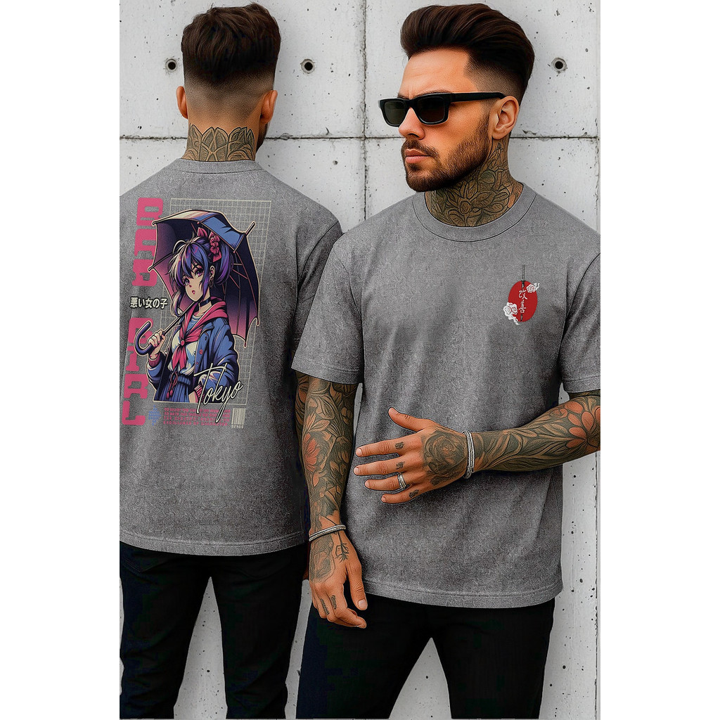 Camiseta Masculina 100% Algodão Moda Estampa Bad Girl !!
