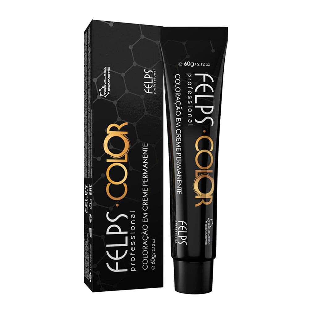 Coloração em Creme Permanente Felps Color 10.89 Louro Claríssimo Pérola 60g - Beauty