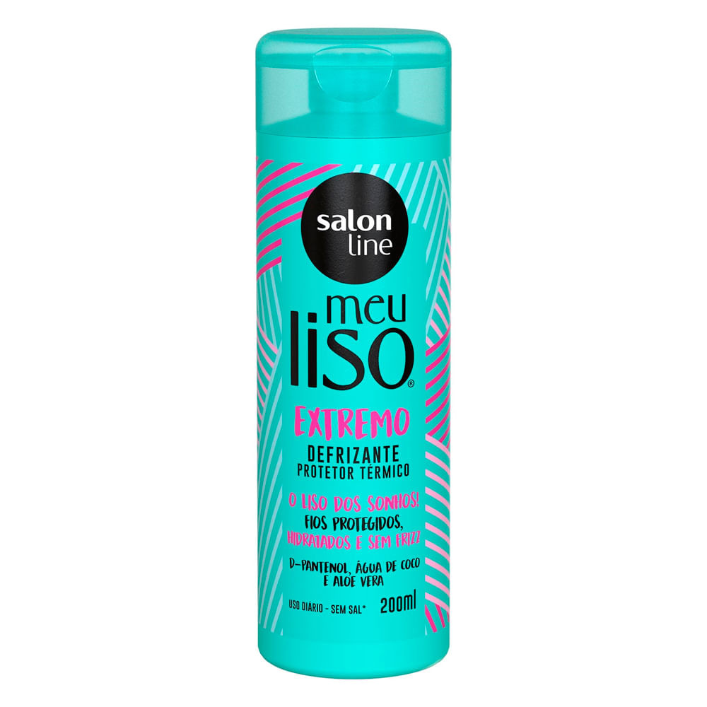 Defrizante Protetor Térmico Salon Line Meu Liso Extremo 200ml - Beauty