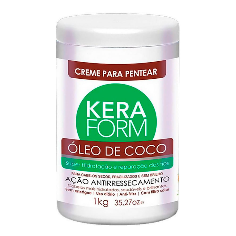 Creme de Pentear Skafe Kera Form Óleo de Coco 1kg - Beauty