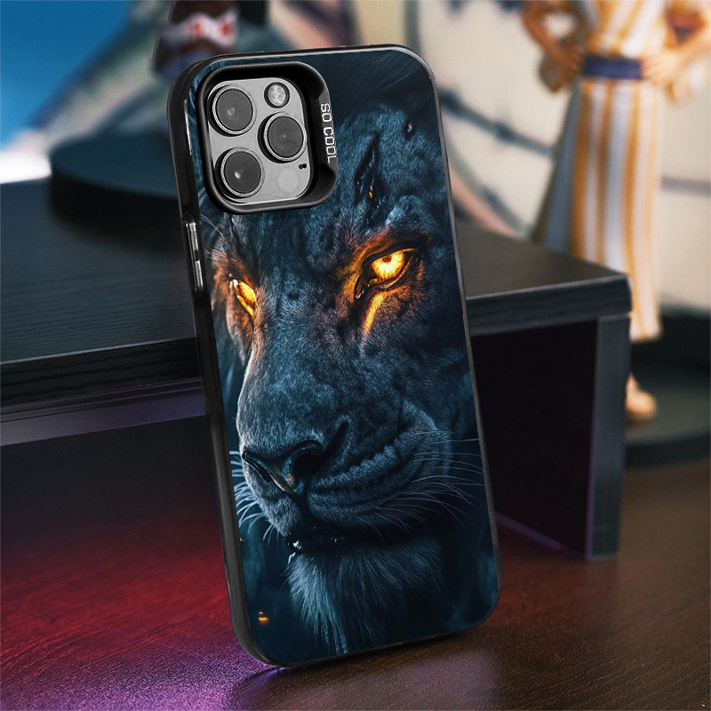 Capa de celular Santo Jesus Leão para iPhone 16 15 13 12 11 14 pro xs max xr 14 plus 15 plus capaanti impacto