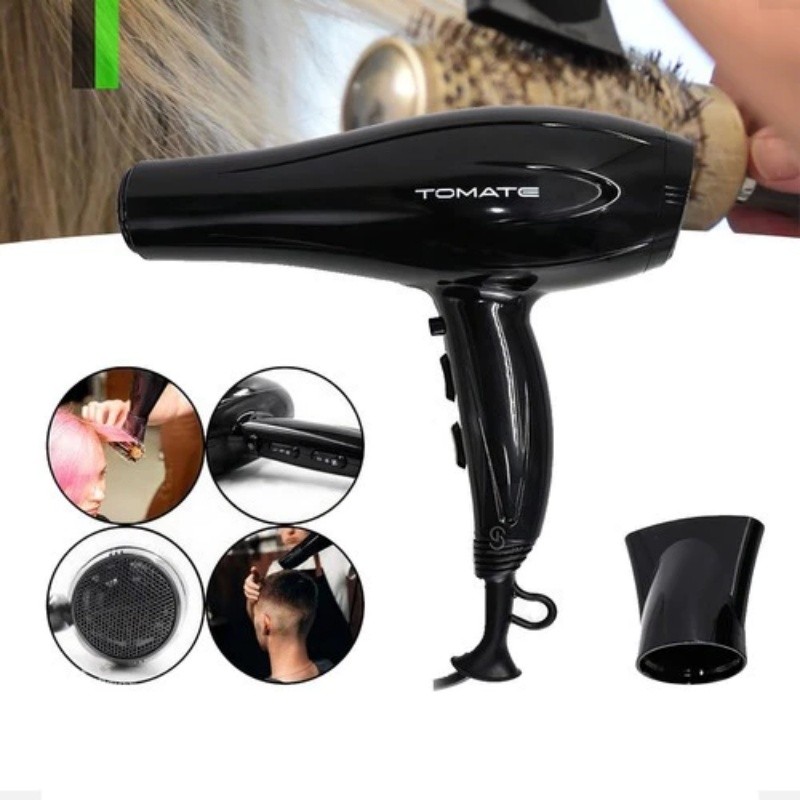 Secador de cabelo profissional, 5 minutos de secagem rápida + milhões de íons negativos, para criar seu visual favorito.