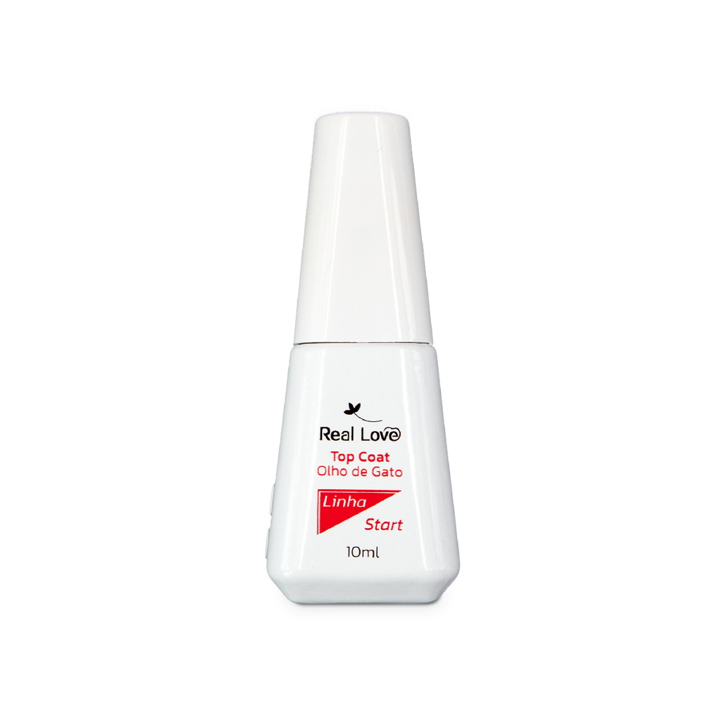 Top Coat Olho De Gato Linha Start 10ml - Real Love em Oferta na Shopee