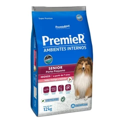 Ração Premier Pet Ambientes Internos Cães Sênior - 12 Kg
