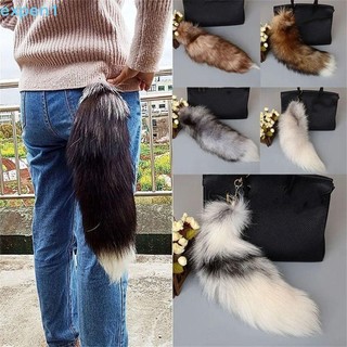 Expensão Chaveiro De Cauda De Pelúcia , Porta-Chaves Animal Bolsa Grande Corrente De Cinta Fofa Pingente De Peles Mar
