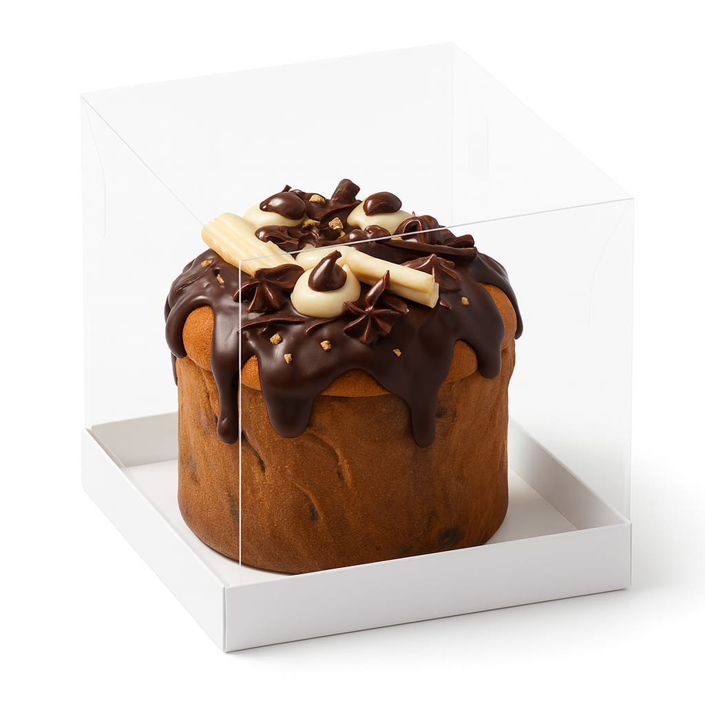 10 Caixa para Panetone 1 kg - 19x19x21 cm - Natal