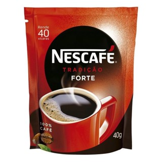 Café Solúvel Nescafé Tradição Forte Sachê 40g - Embalagem com 24 Unidades em Oferta na Shopee
