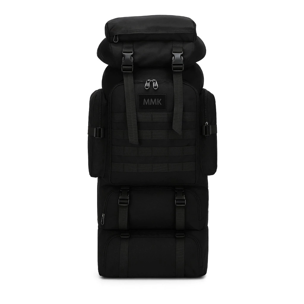 Mochila De Camping Tatica 80 Litros Trilha Militar Reforco nas Alcas Cargueira Impermeável