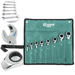 Kit Jogo De Chave Combinada Catracada 8 A 19 Mm 8 Peças Sata
