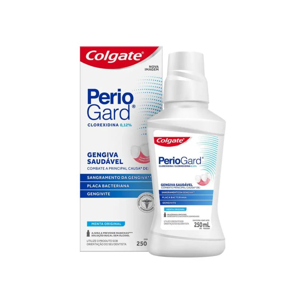 Enxaguante Antisséptico Bucal Colgate Periogard Sem Álcool 250ml