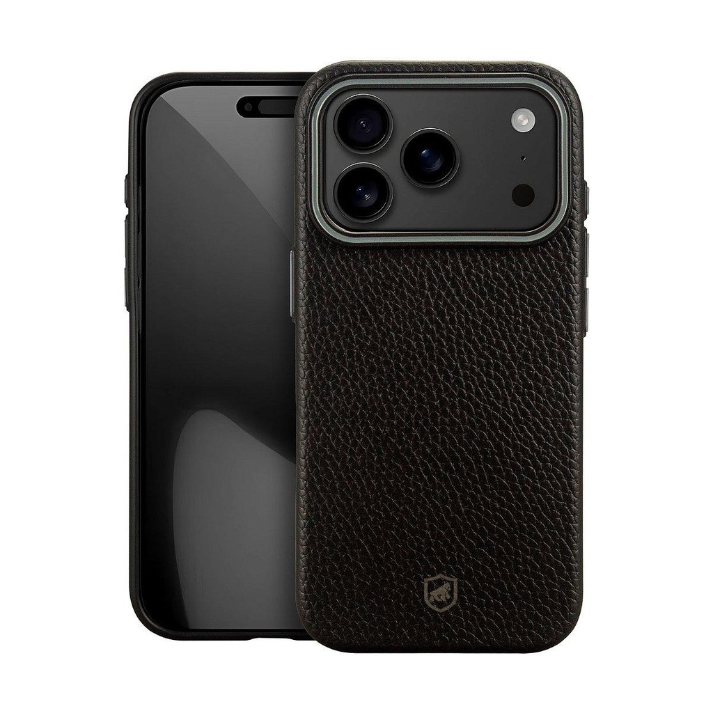 Capa case capinha para iPhone 17 Pro Max - Magsafe Tech Couro - Preta - Gshield em Oferta na Shopee