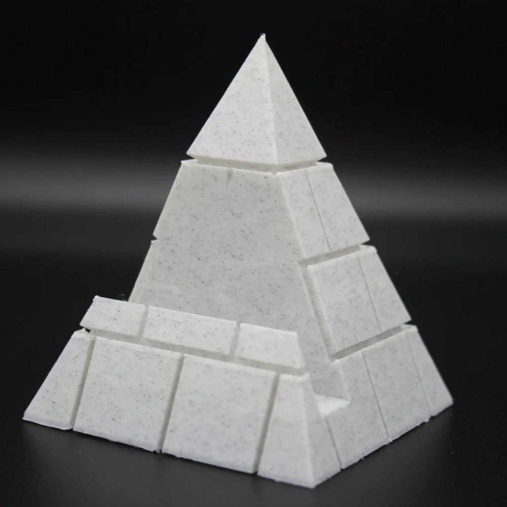 Expositor Porta Cartão De Visita PIRAMIDE EGITO Suporte para cartão panfleto Livreto Escritorio Sala