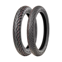 Jogo 2 Pneus de Moto Speedmax SPM-M10 2.75-18 48P + 90/90-18 57P TT