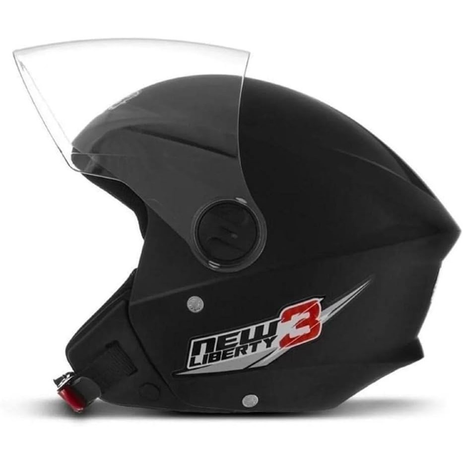 Capacete Moto Aberto Preto Pro Tork New Liberty 3 Viseira Cristal 2mm Espessura Tamanho 60 em Oferta na Shopee