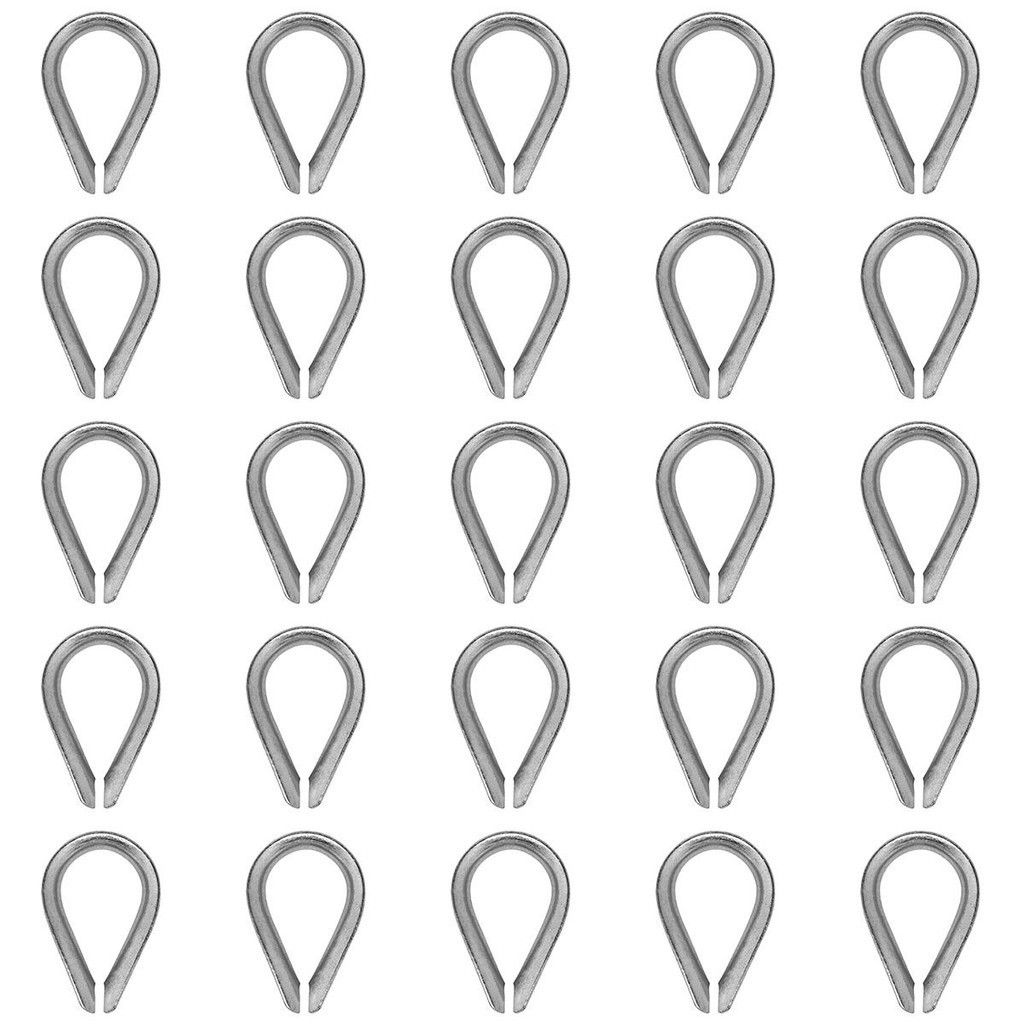 Kit Sapatilha Para Cabo De Aço 3/16'' - 8,0002 (Com 25 Unidades) - Nord