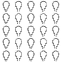 Kit Sapatilha Para Cabo De Aço 3/16'' - 8,0002 (Com 25 Unidades) - Nord