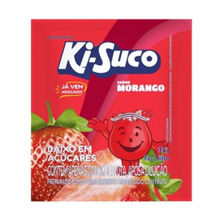 Refresco Pó Kisuco Morango 15uni de 15g - Enova em Oferta na Shopee