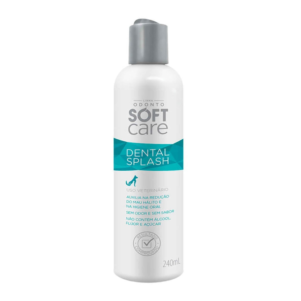 Soft Care Dental Splash 240mL - Higiene Oral Cães e Gatos em Oferta na Shopee
