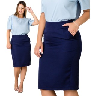 Saia Secretária Executiva Moderna  Alfaitaria  Bolso Atacado em Oferta na Shopee