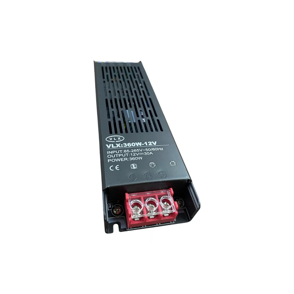 Fonte Chaveada Slim 12v 30a 360w Bivolt P Fita Led E Cftv (MLB4605162716)