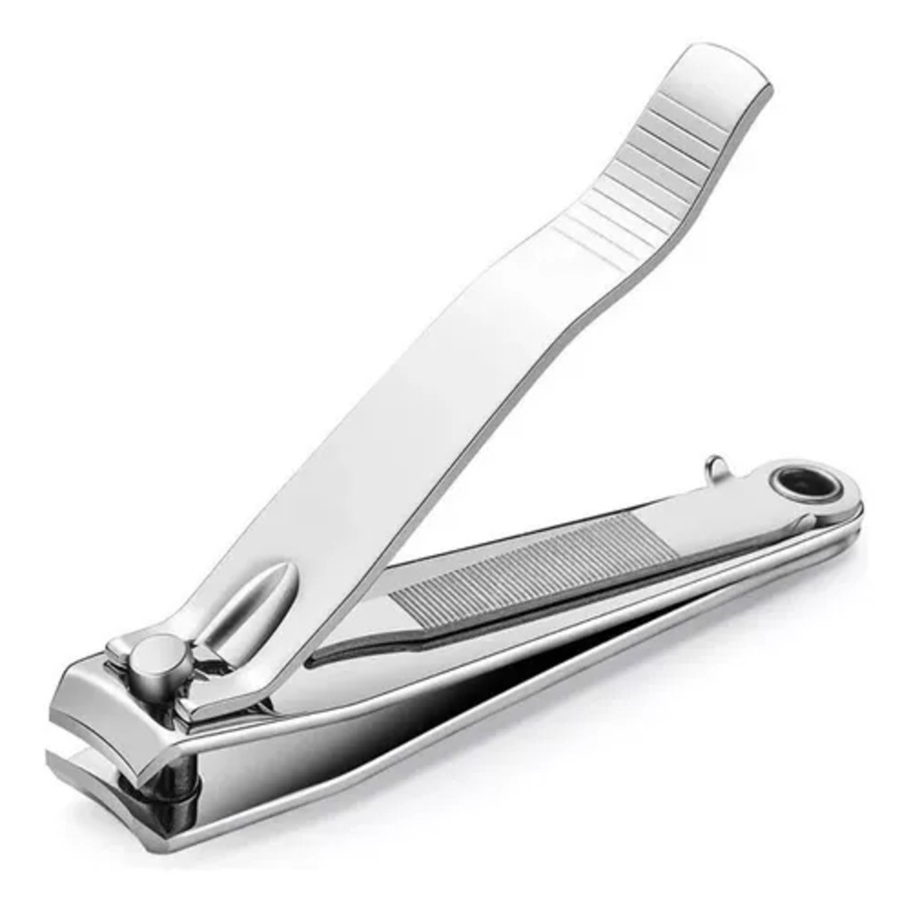 Kit 6/12 Cortador de Unha de Inox Grande Manicure Pedicure