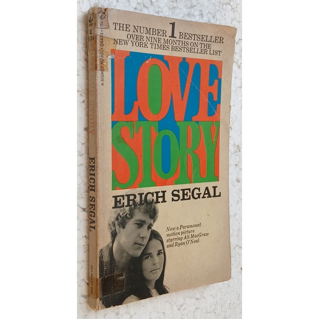 Love Story (number 1 on the n y times) de Erich Segal