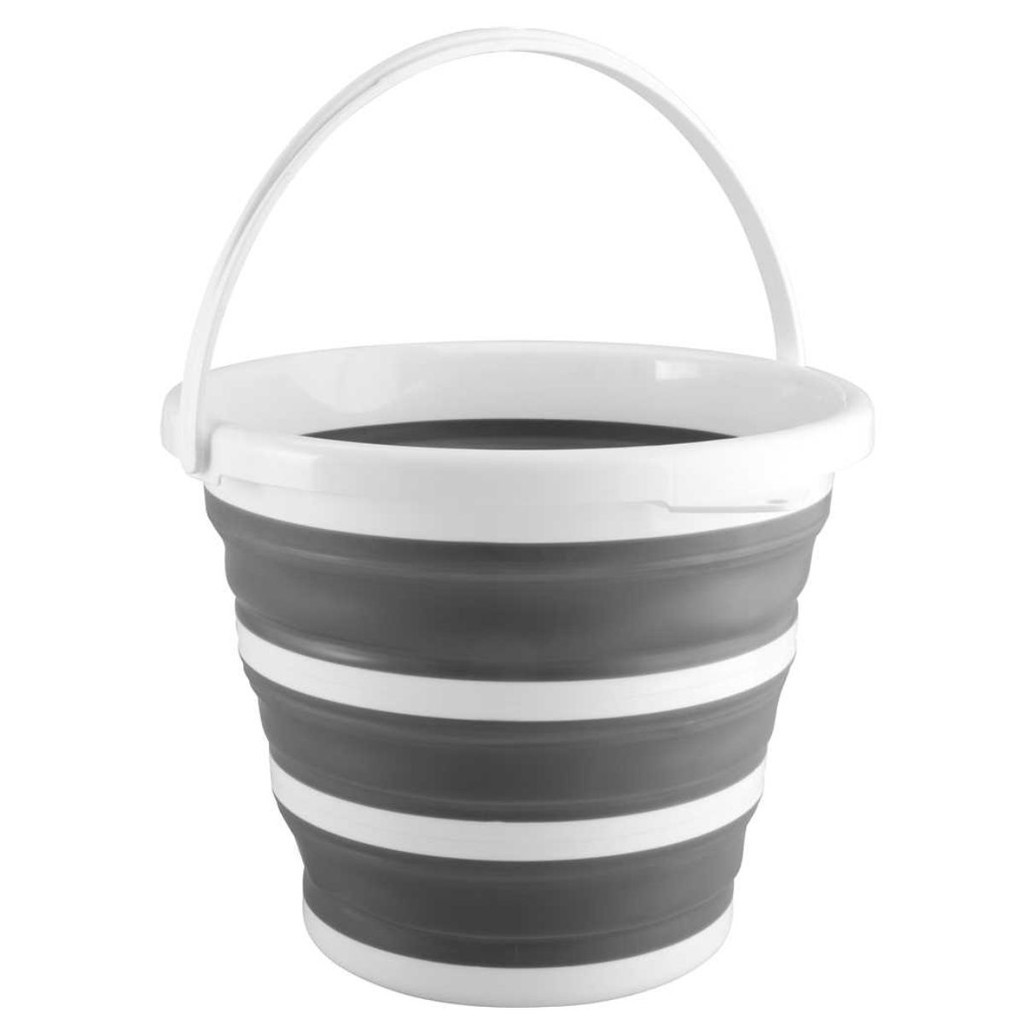 Balde Dobrável 10 litros Uso Doméstico Compacto com Design Moderno Vonder em Oferta na Shopee