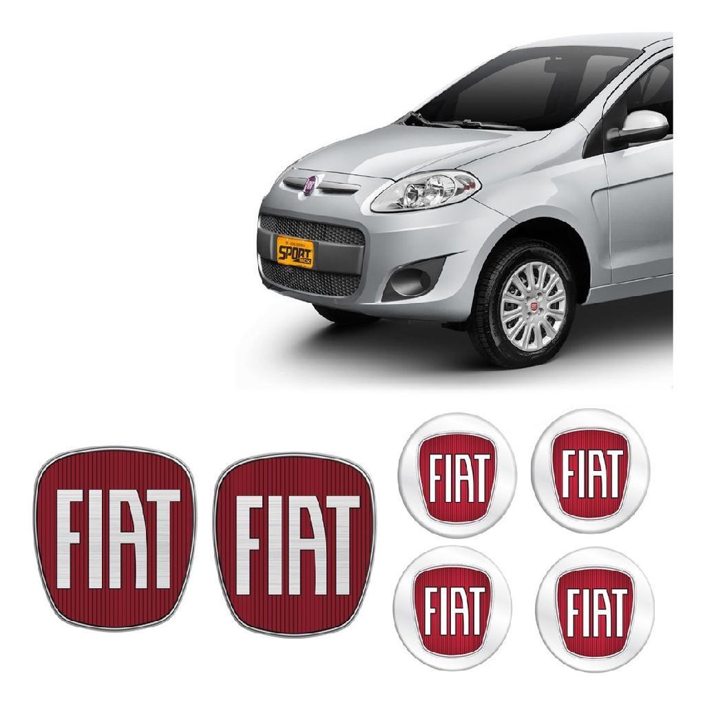 Adesivos Para Fiat Novo Palio 2012/2017 Vermelho - Genérico em Oferta na Shopee