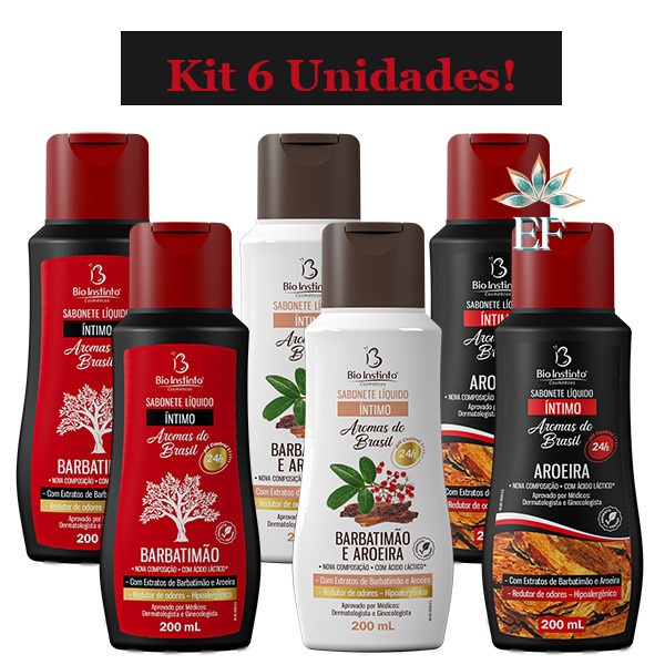 KIT 6 Unidades Sabonete VARIADOS Aromas Brasil (2 BARB. E AROERA 2 BARBATIMÃO E 2 AROEIRA) em Oferta na Shopee