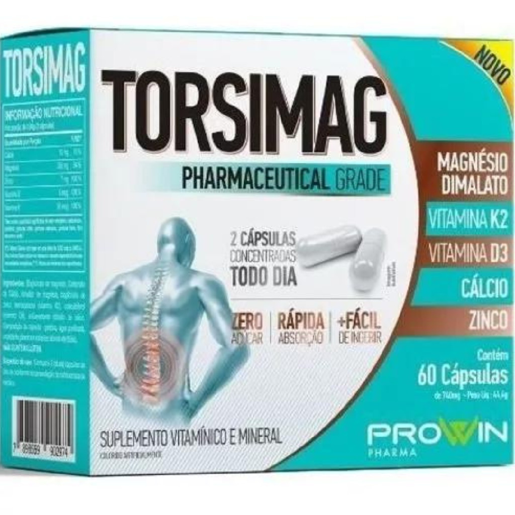 Torsimag 60 Cápsulas zinco Prowin