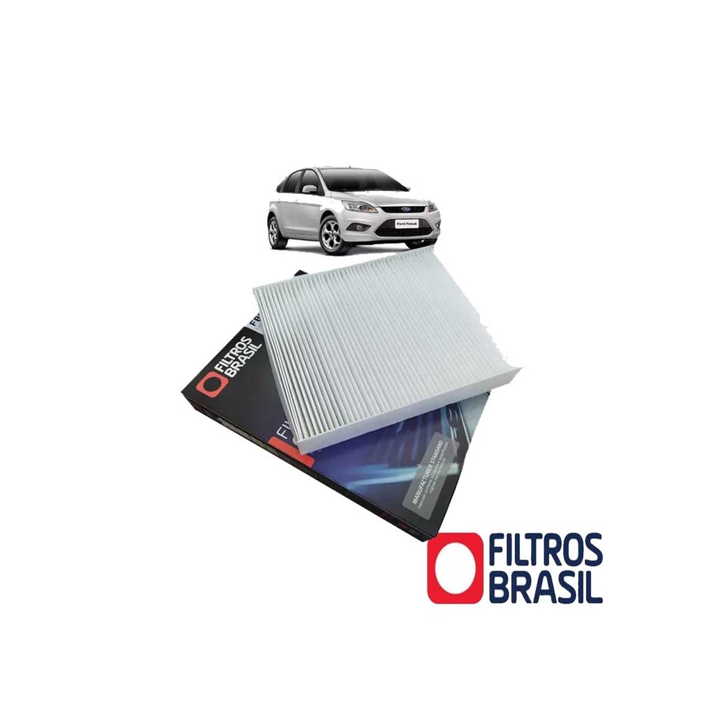 Filtro de Ar Condicionado Ford Focus 08... Volvo C30 - S40 - V50 04... Com Carvao Ativado FB207