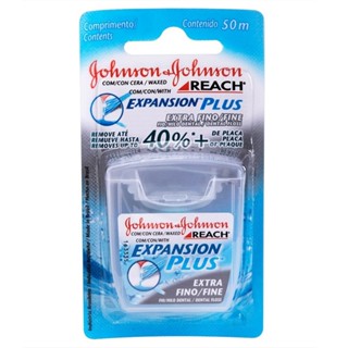 Fio Dental Johnson's Reach Expansion Plus Extra Fino 50m em Oferta na Shopee