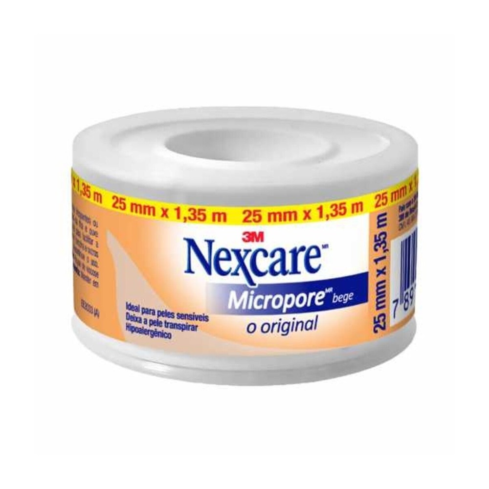 Fita Micropore Nexcare Bege 25mmx1,35m em Oferta na Shopee