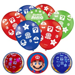 25~125 BALÃO BEXIGA FESTA SUPER MÁRIO n°9 FESTCOLOR em Oferta na Shopee