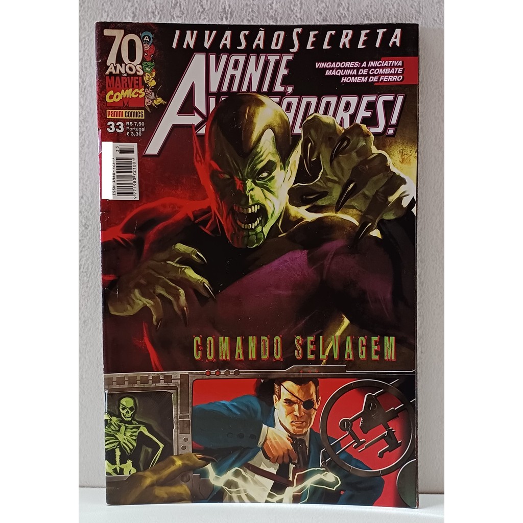 Hq Avante Vingadores! Nº 33 - Comando Selvagem