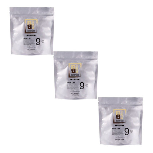 Kit 3 Pó Descolorante Bb Bleach 9 Tons Alfaparf 400g
