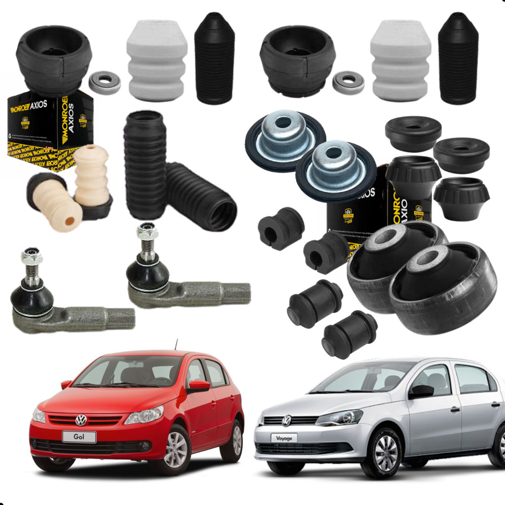 Kit Suspensão Axios Dianteiro Voyage Gol G5 G6 G7+Terminal