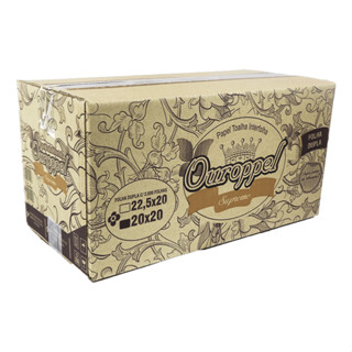 Papel Toalha Interfolha 2 Dobras Folha Dupla Supreme 2.000 folhas 20x20 Ouroppel em Oferta na Shopee