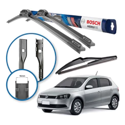 Palheta Diant E Traseira Origina Bosch Vw Gol G6 2013 A 2016