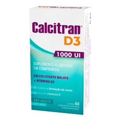 CALCITRAN D3 1000UI COM 60 COMPRIMIDOS