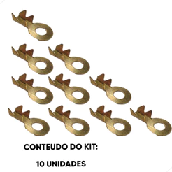 Kit Terminal Olhal 8mm 05/16 - 08.40 18.50 - 10 Unidades (kt10ete7821) 71613