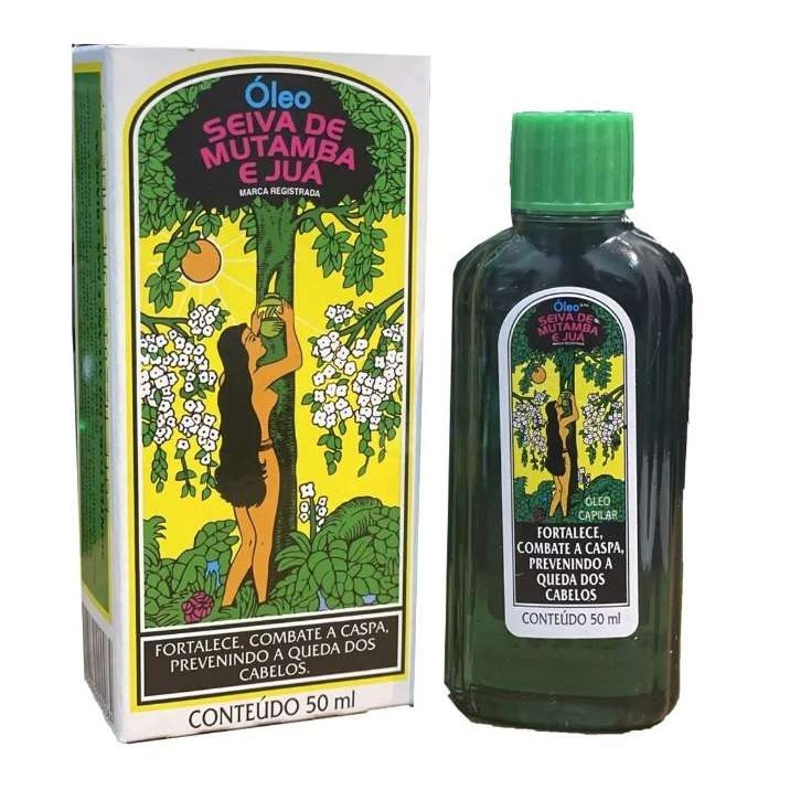 Óleo para os cabelos Seiva de Mutamba e Juá 50ml em Oferta na Shopee