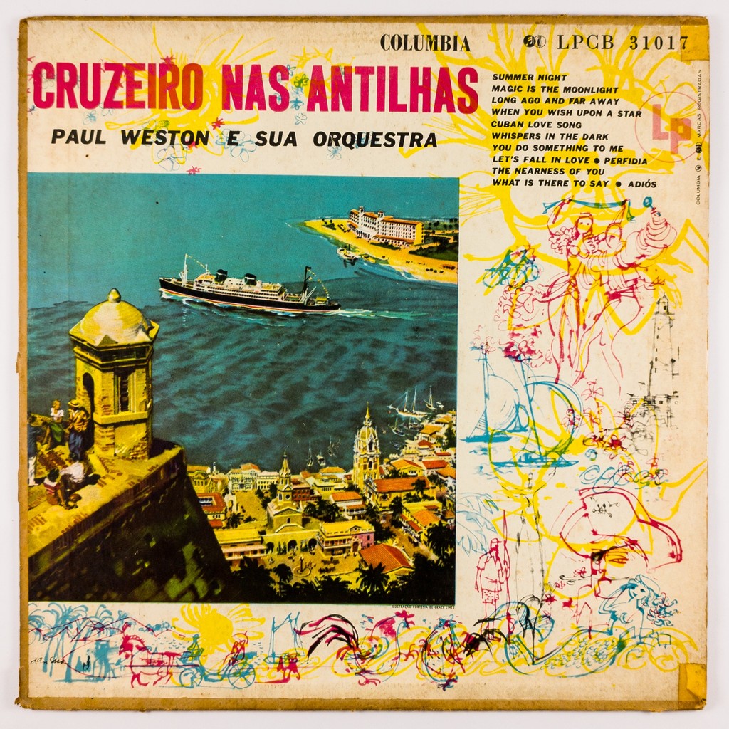 Disco Vinil LP Paul Weston Cruzeiro nas Antilhas