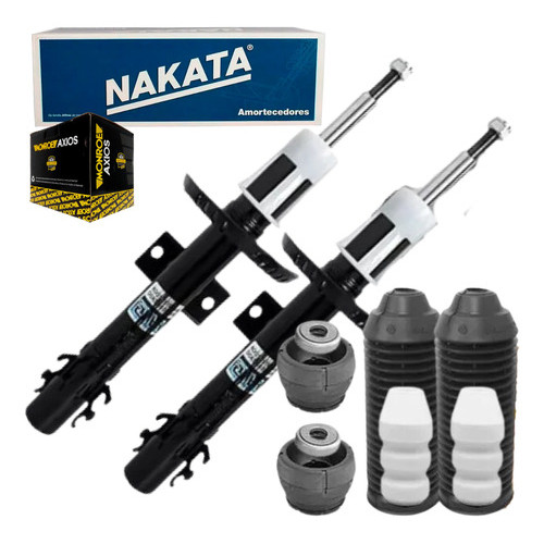 2 Amortecedores Nakata Dianteiro + Kit Axios Cross Up Tsi 1.0 2015 2016 2017 2018 em Oferta na Shopee