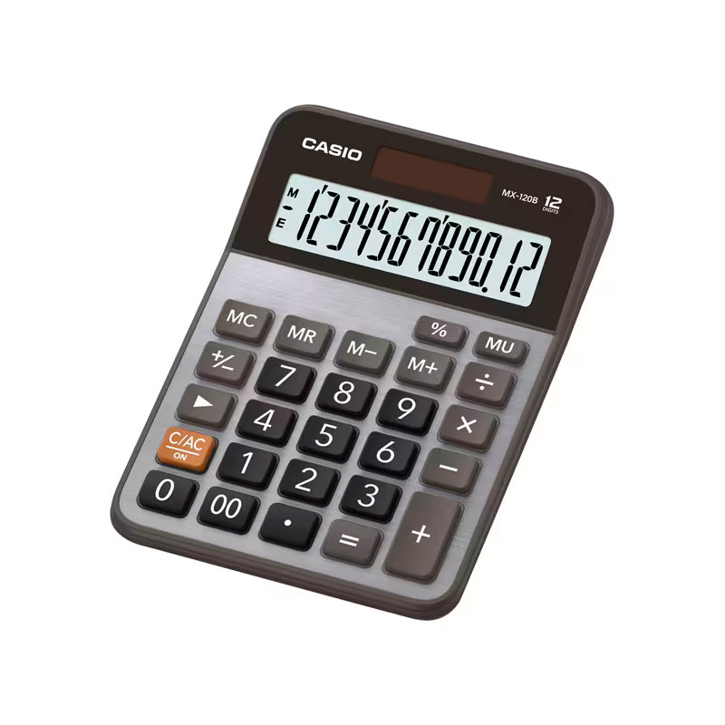 Calculadora de mesa 12 dígitos MX-120B Casio em Oferta na Shopee