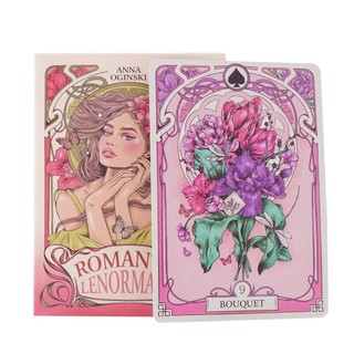 Cartões Românticos Lenormand Oracle Para Iniciantes Destino Adivinhação Oráculo 37 Deck Fithobr